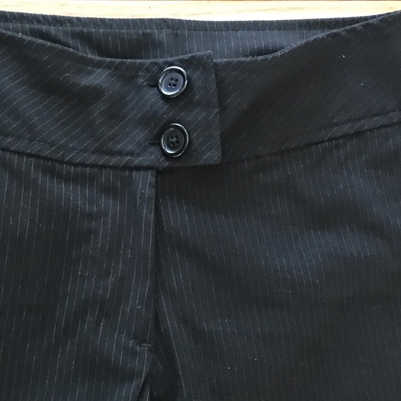 Sz 10 | H & M | Pinstripe | Black Light Blue | High Waisted Trouser ♦️ - Picture 3 of 14